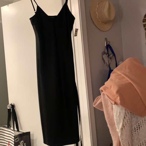 Brand new INC deep black dress size small SALE - Picture 5 of 8